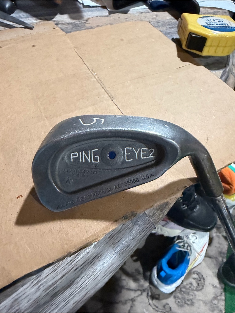 Men's right handed Ping eye2 blue dot 5 iron